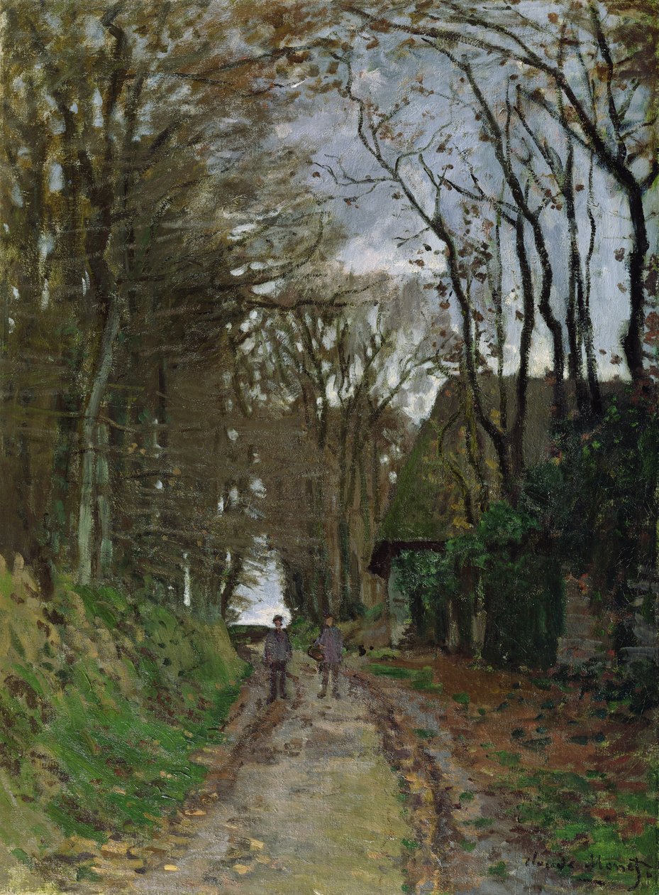 Pfad in der Normandie von Claude Monet