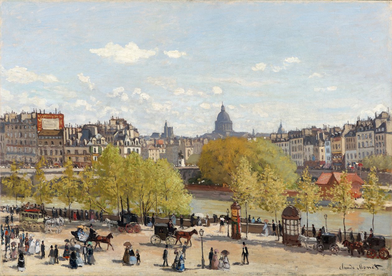 Quai du Louvre, Paris, 1866-67 von Claude Monet