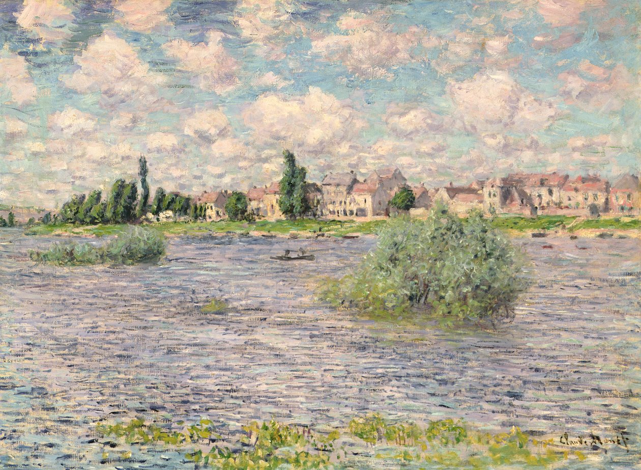 Seine bei Lavacourt von Claude Monet