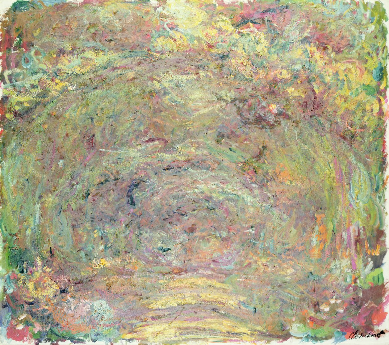 Schattiger Pfad, ca. 1920 von Claude Monet
