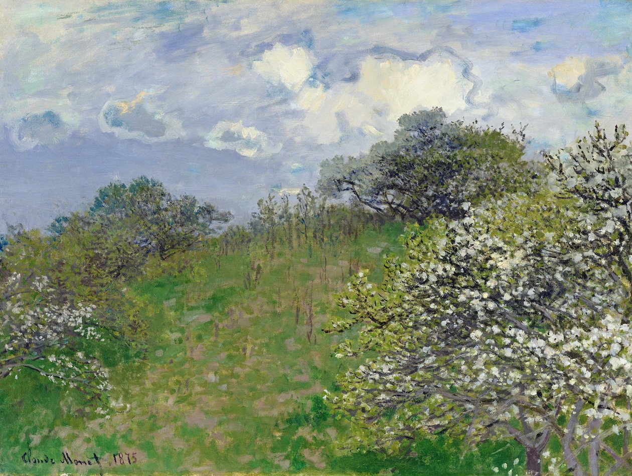 Frühling, 1875 von Claude Monet