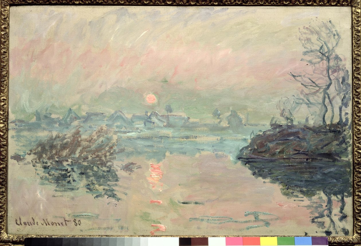 Sonnenuntergang, 1880 von Claude Monet