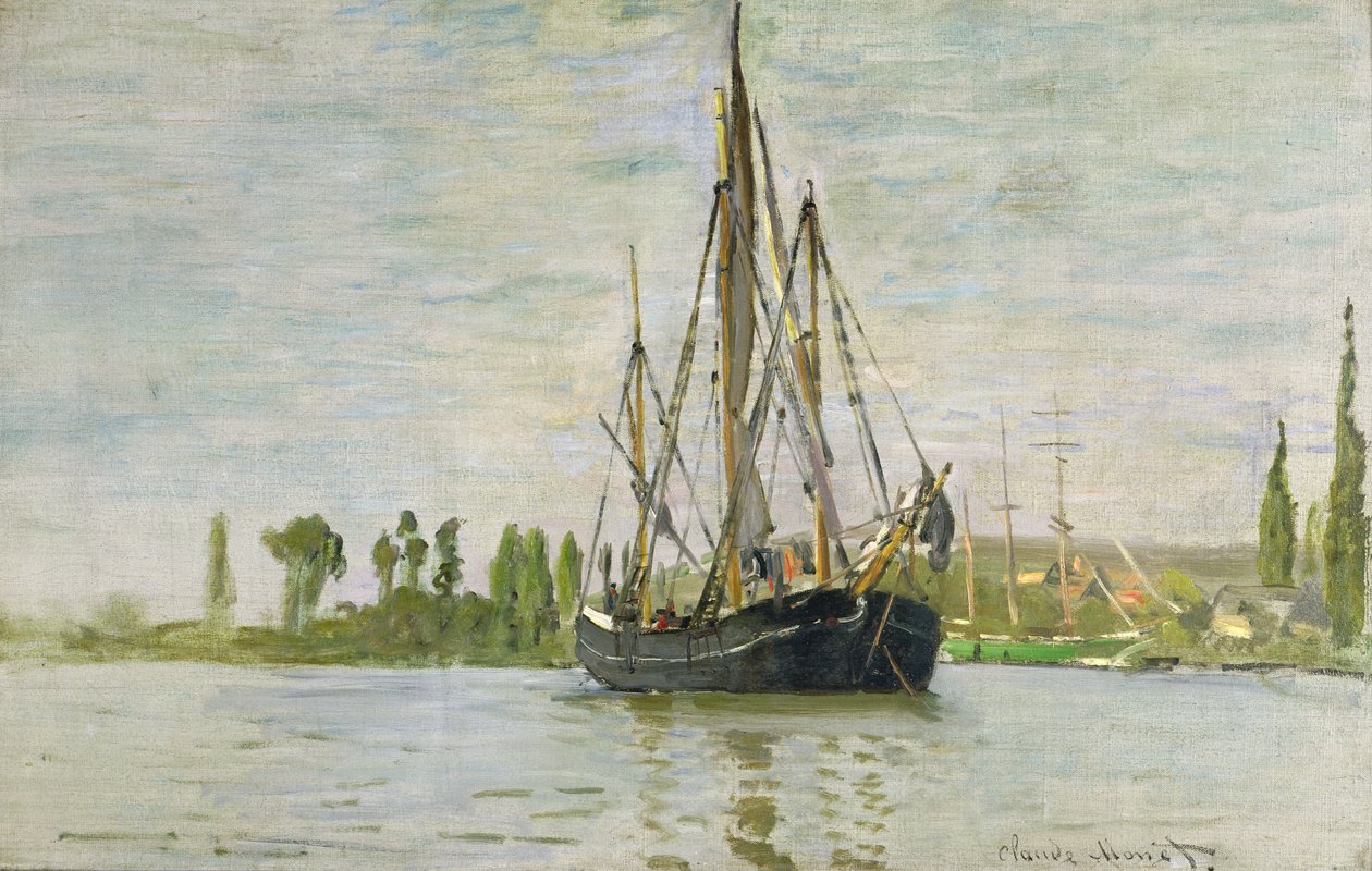Der Chasse-Marée vor Anker, ca. 1871-72 von Claude Monet
