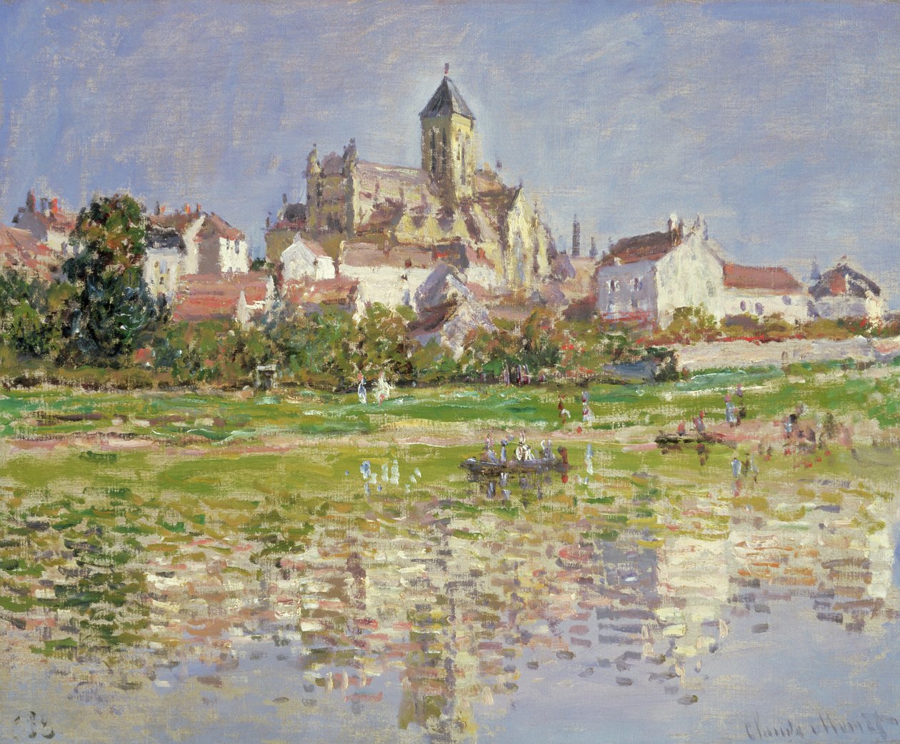 Die Kirche von Vetheuil, 1880 von Claude Monet