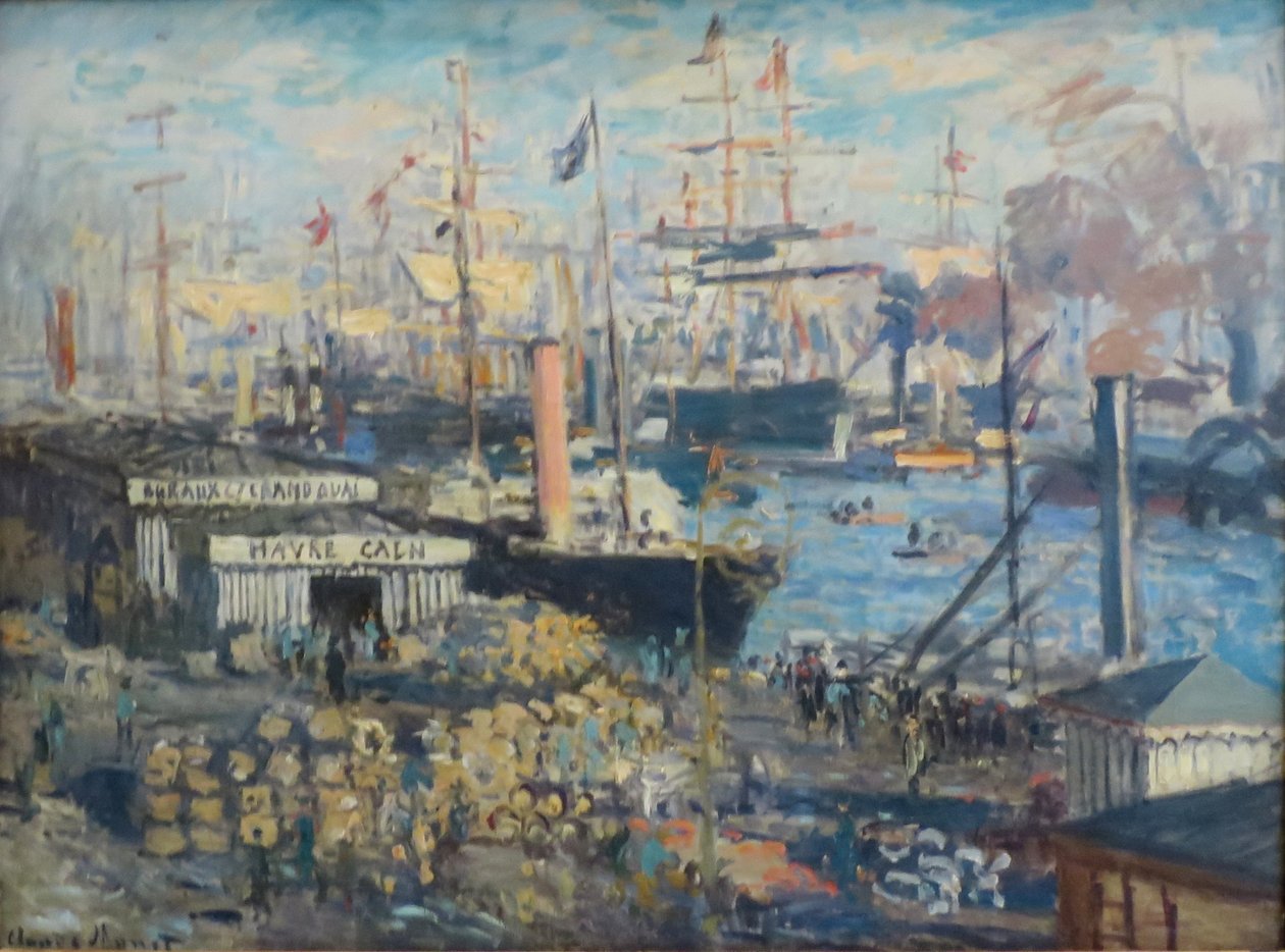 Der Große Kai in Havre von Claude Monet
