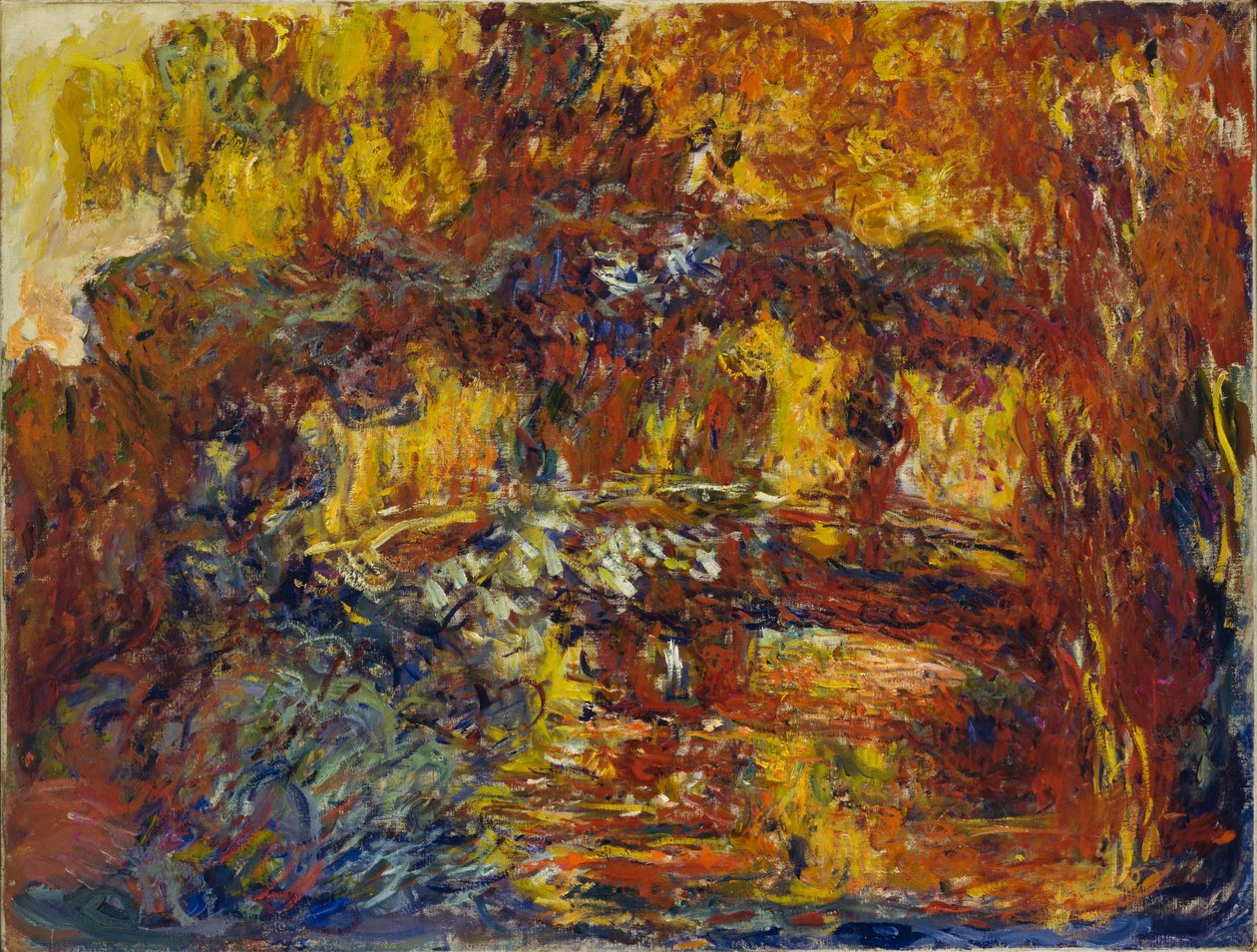 Die Japanische Fußbrücke von Claude Monet