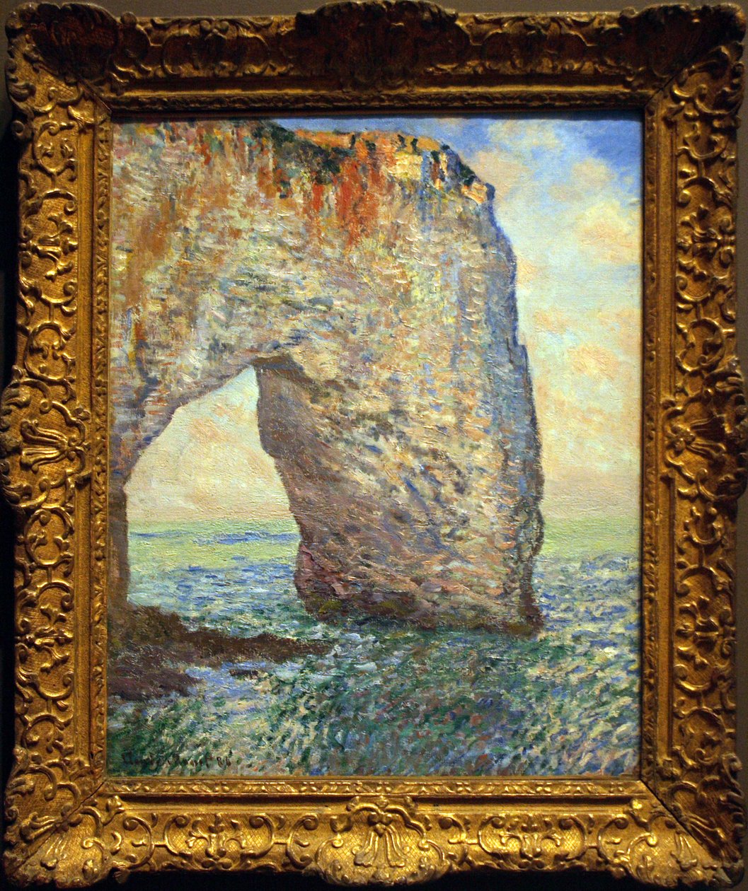 Die Manneporte bei Étretat von Claude Monet