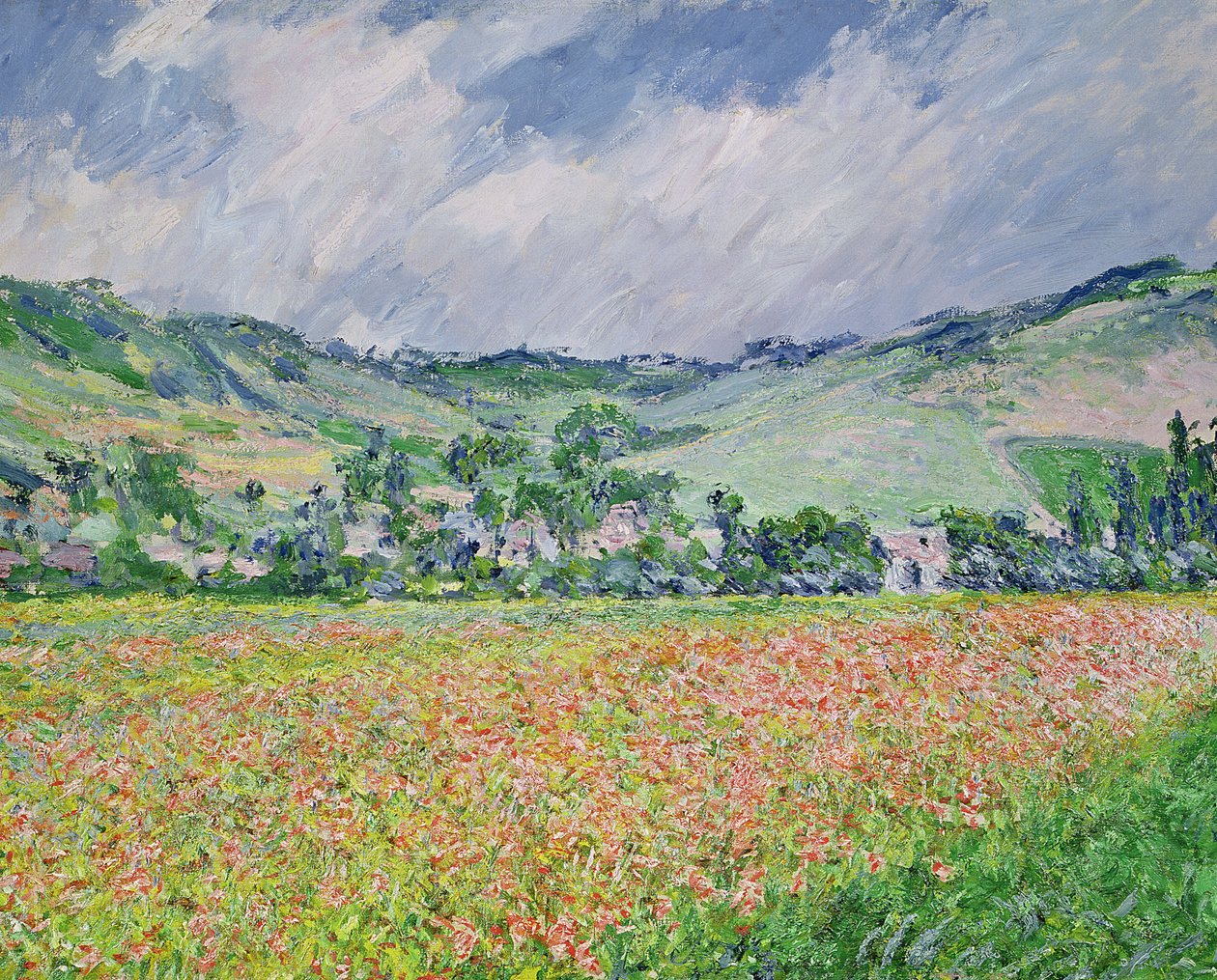 Das Mohnfeld bei Giverny, 1885 von Claude Monet