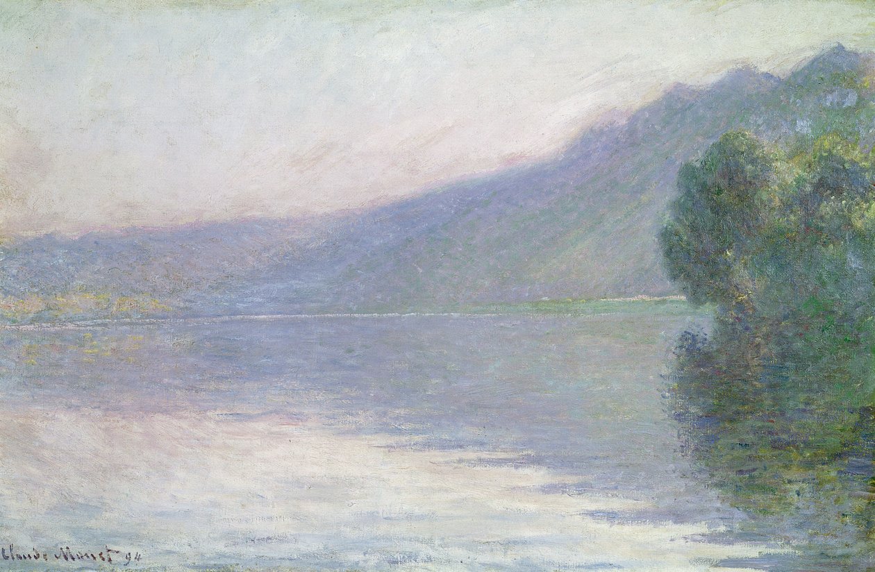 Die Seine bei Port-Villez, 1894 von Claude Monet
