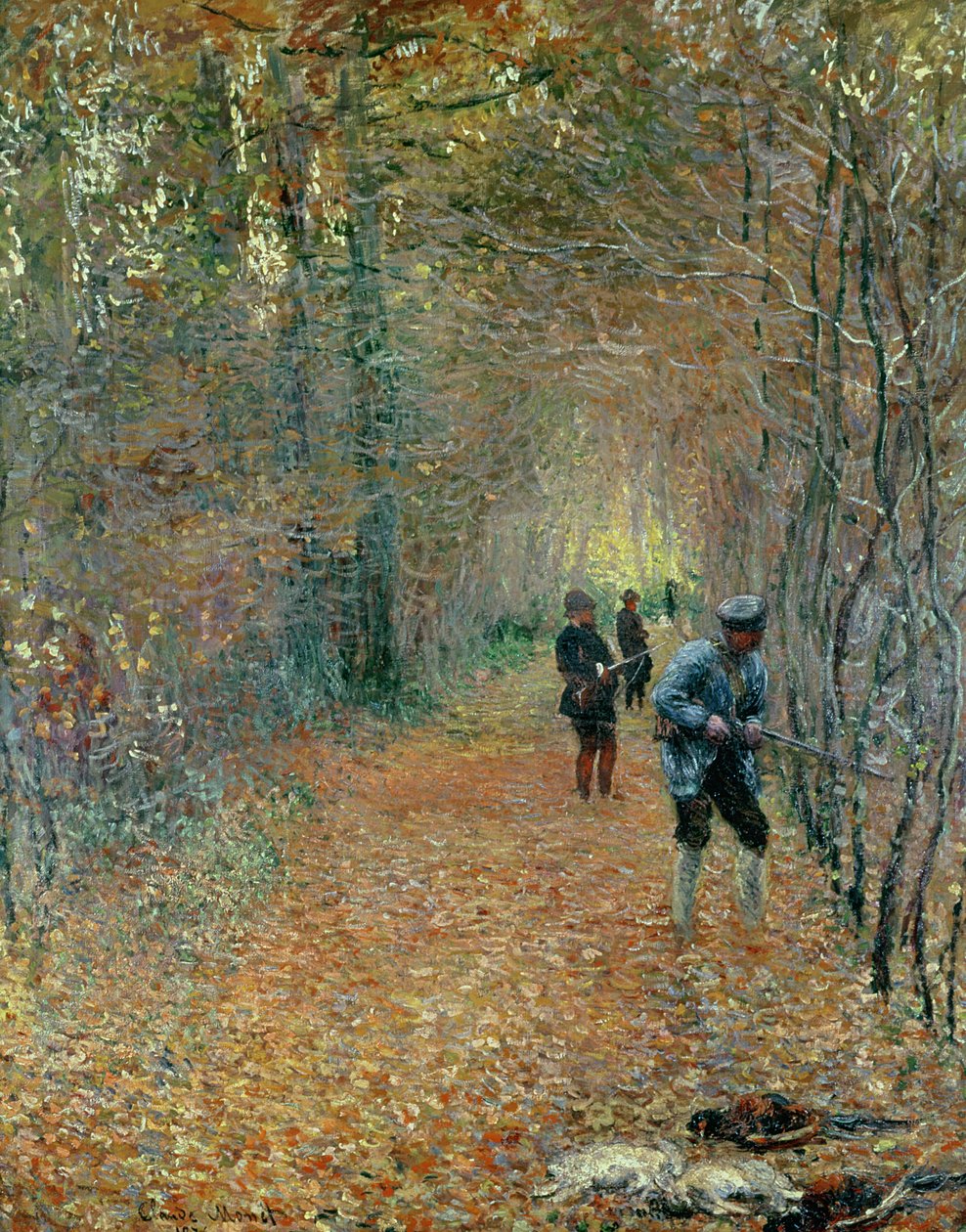 Die Jagd, 1876 von Claude Monet