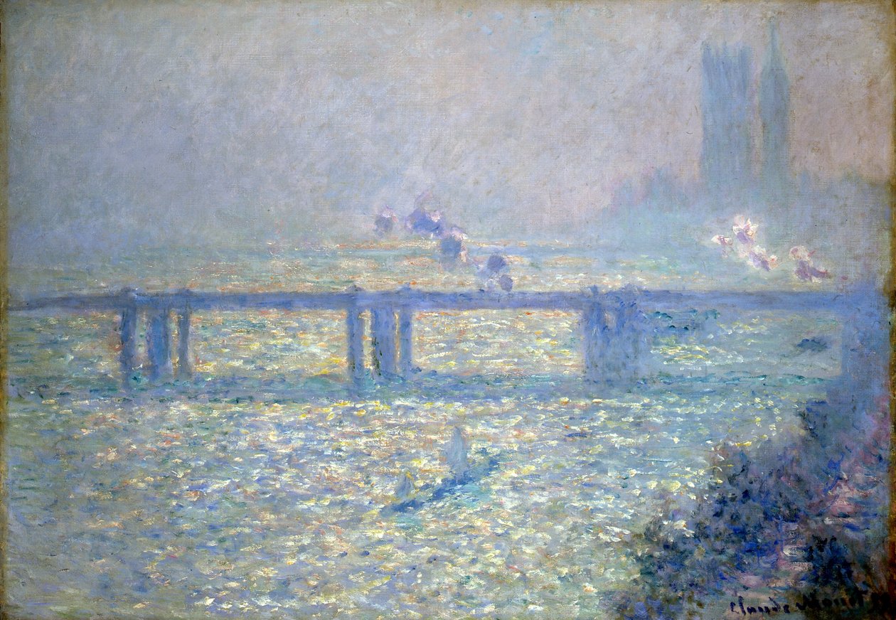Die Themse an der Charing Cross Bridge, London, 1899 von Claude Monet