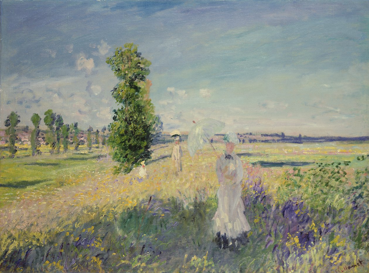 Der Spaziergang (Argenteuil), ca. 1872-75 von Claude Monet