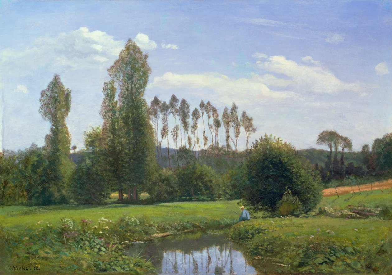 Ansicht von Rouelles von Claude Monet