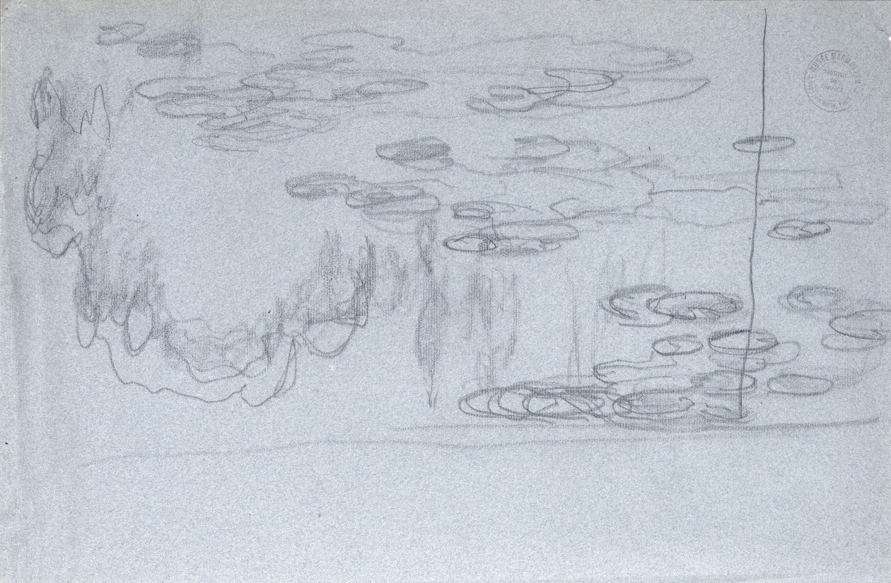 Seerosen, ca. 1918 von Claude Monet