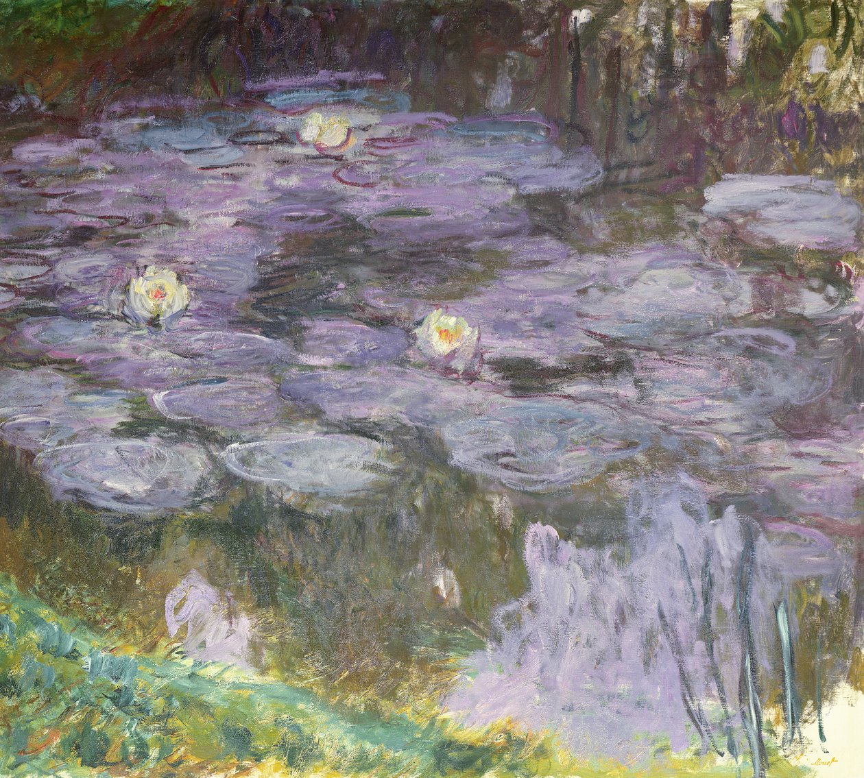 Seerosen, 1917 von Claude Monet