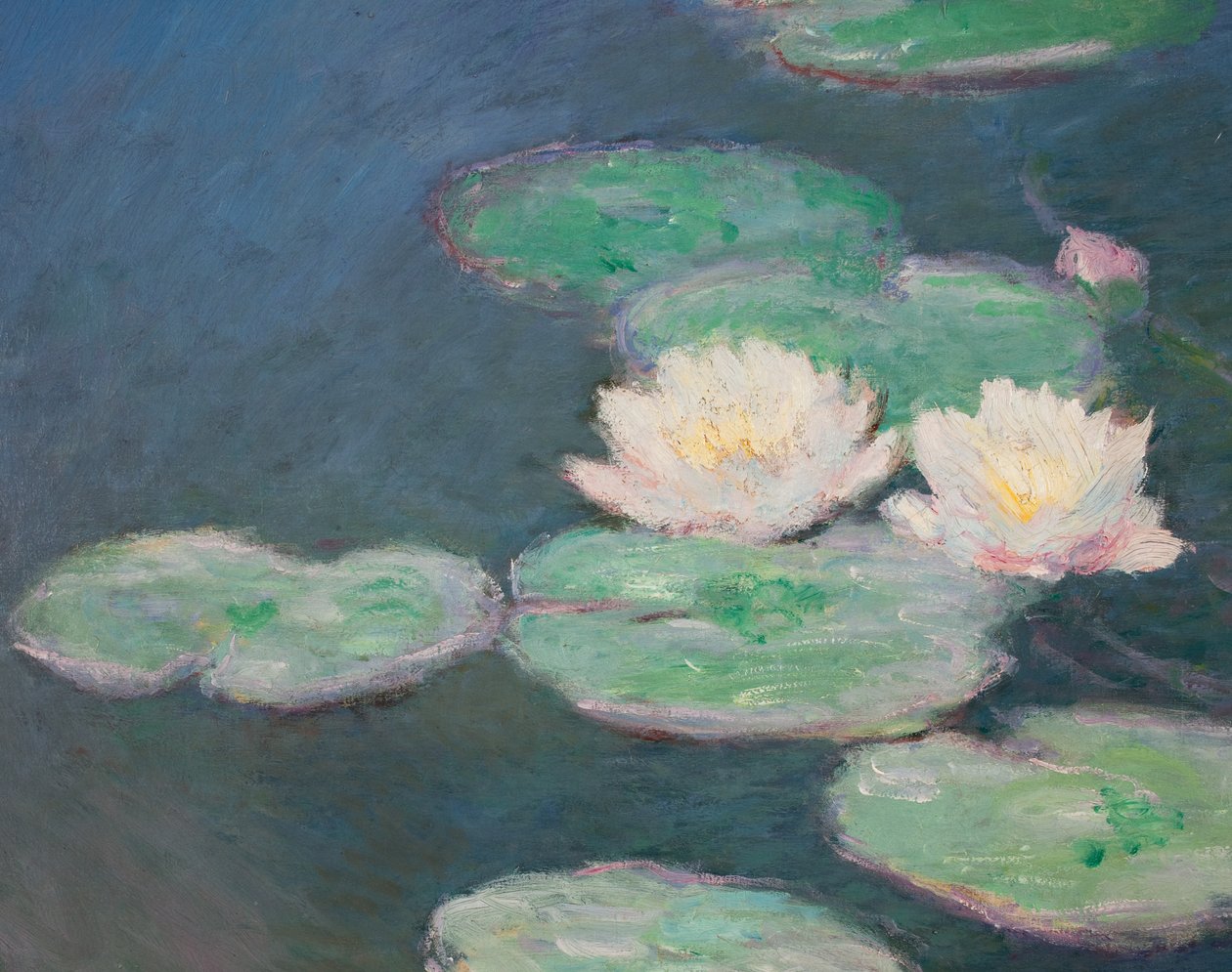 Seerosen, Abend (Detail) von Claude Monet