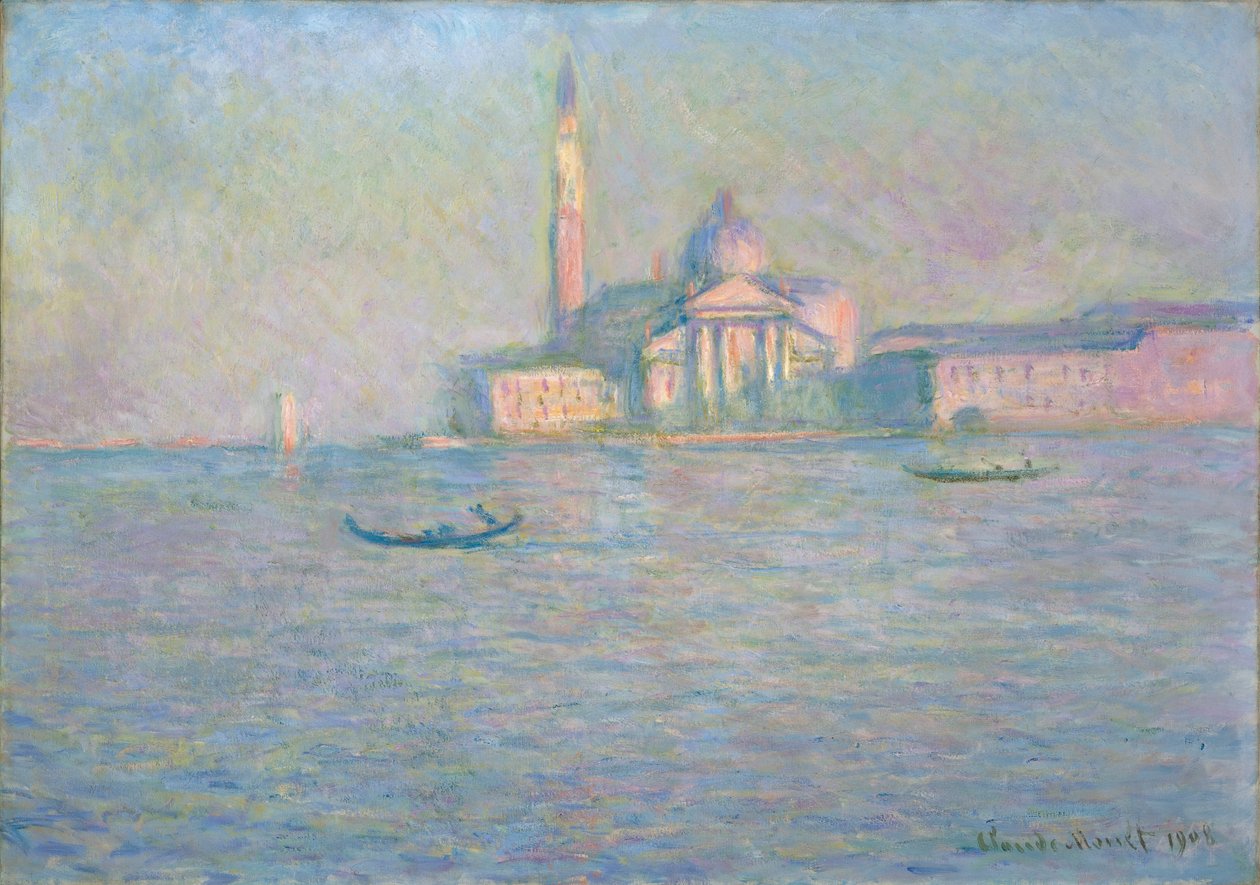 Die Kirche San Giorgio Maggiore, Venedig von Claude Monet