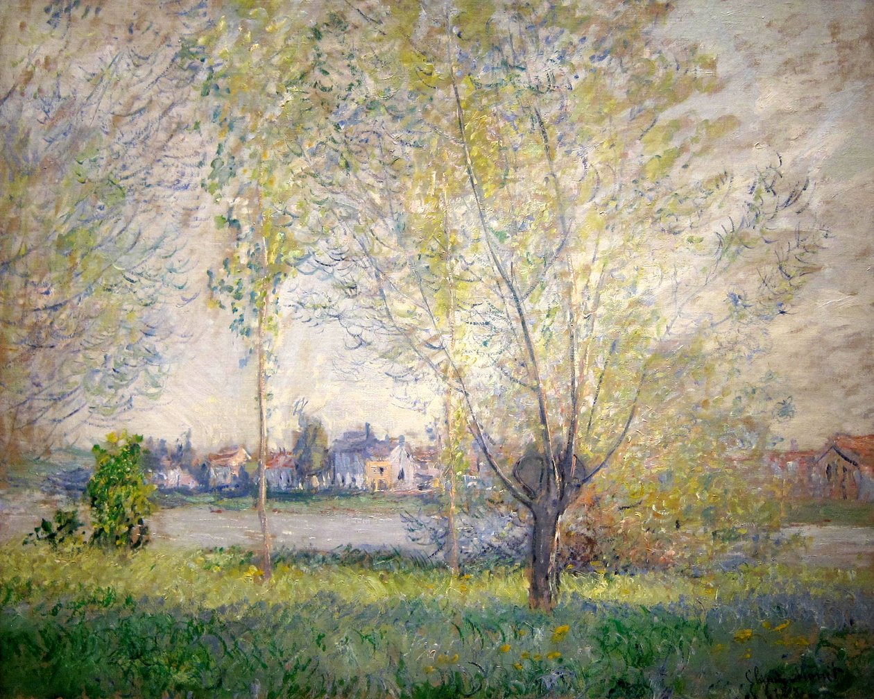 Weiden von Vétheuil von Claude Monet
