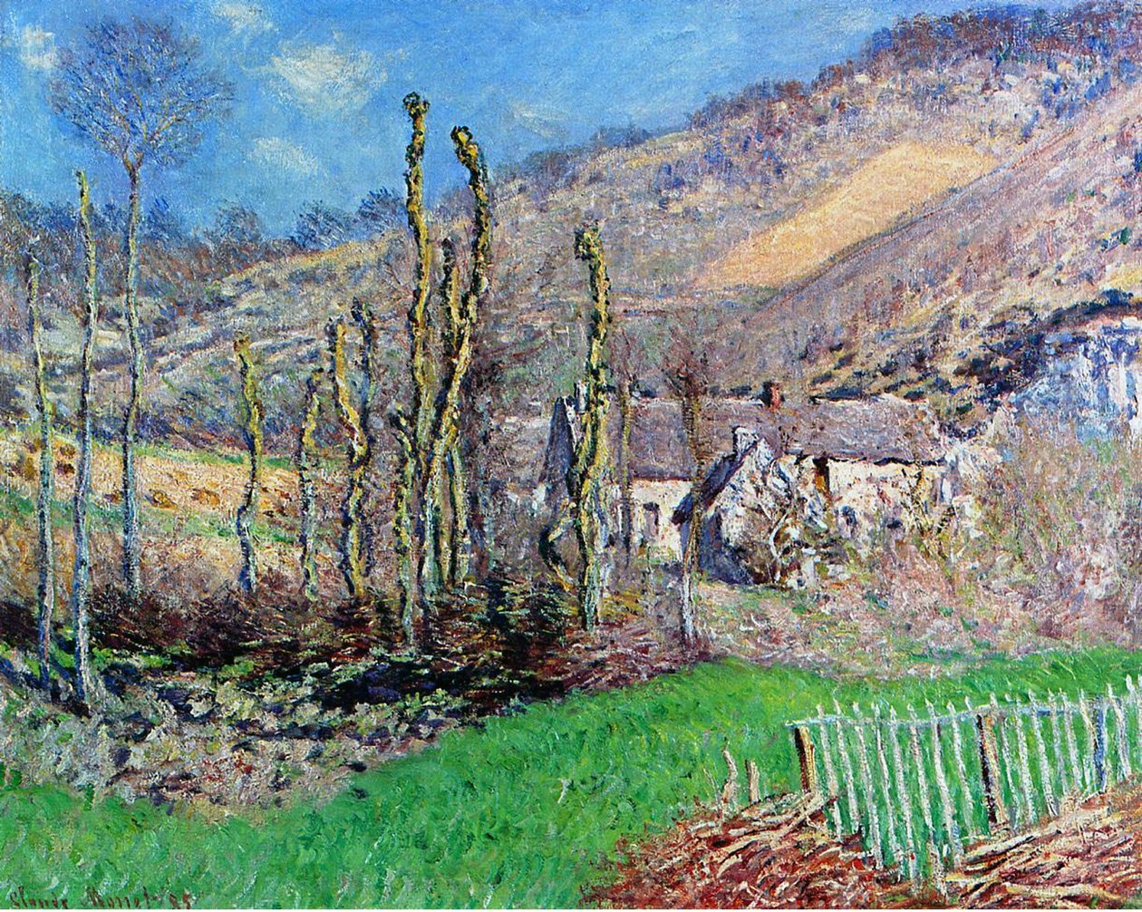 Winter im Val de Falaise, Normandie, 1885 von Claude Monet