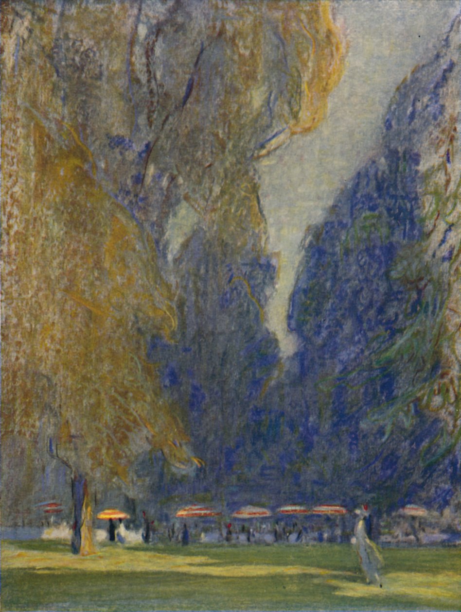 Tee in den Kensington Gardens, 1914, 1920 von Claude Allin Shepperson