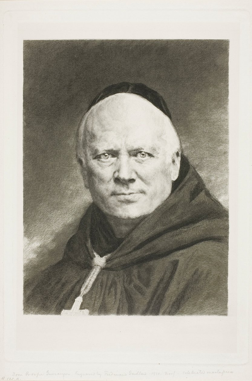 Dom Prosper Guéranger, Abt von Solesmes von Claude Ferdinand Gaillard