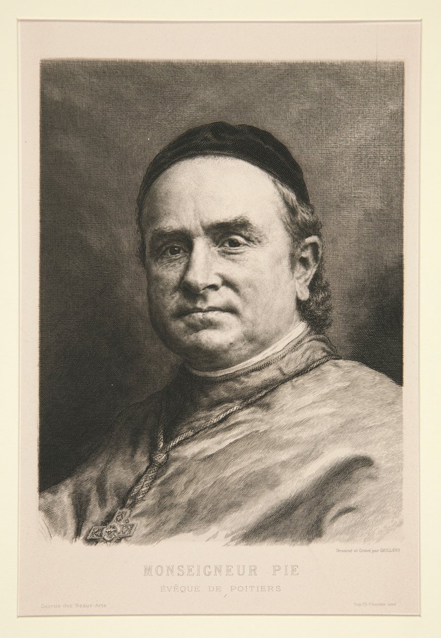 Monseigneur Pie von Claude Ferdinand Gaillard