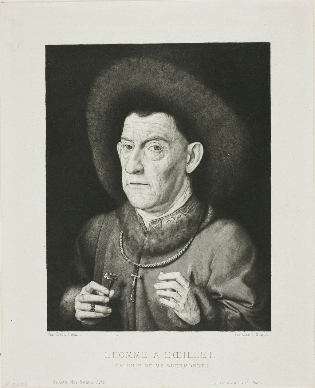 Der Mann mit der Nelke von Claude Ferdinand Gaillard