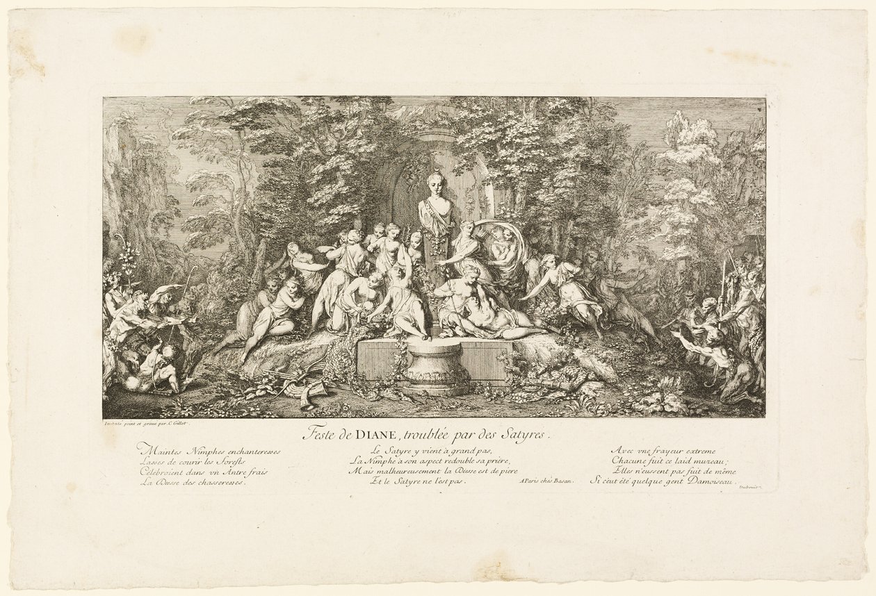 Fest der Diana von Claude Gillot