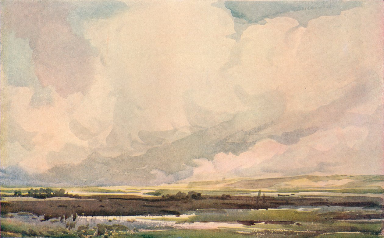 In der Nähe von Dunwich, Suffolk, um 1910 von Claude Hayes