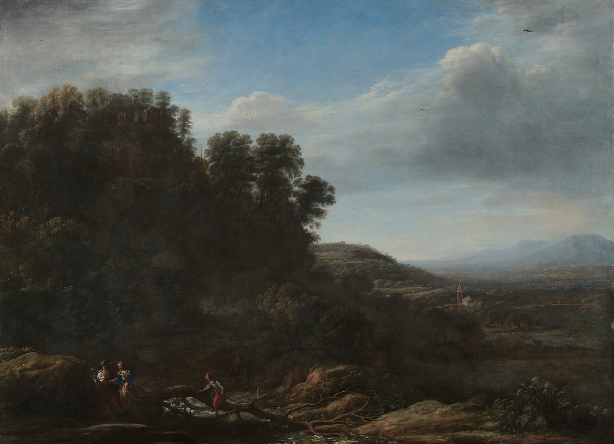 Italienische Landschaft, ca. 1630 von Claude Lorrain