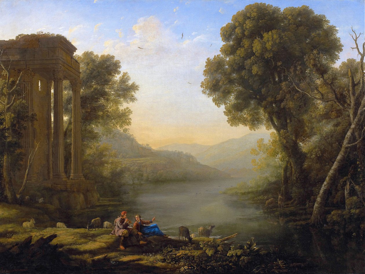 Pastorale Landschaft von Claude Lorrain