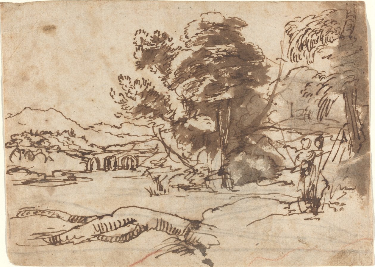 Flusslandschaft von Claude Lorrain