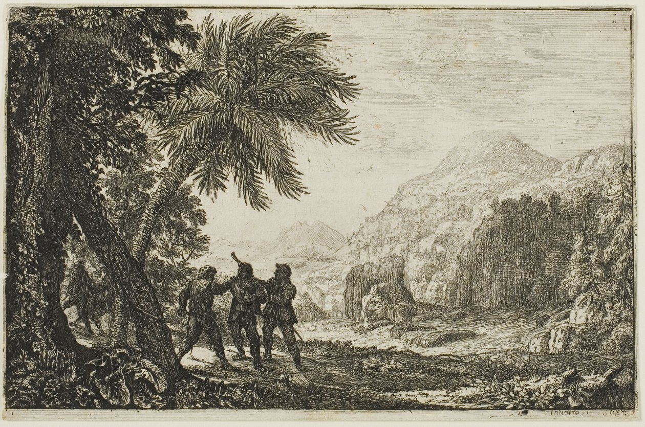 Szene von Banditen von Claude Lorrain