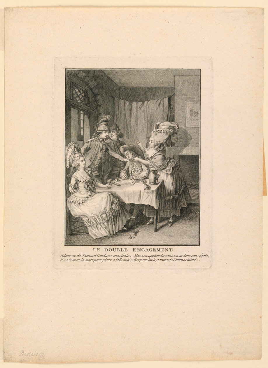 Le Double Engagement von Claude Louis Desrais