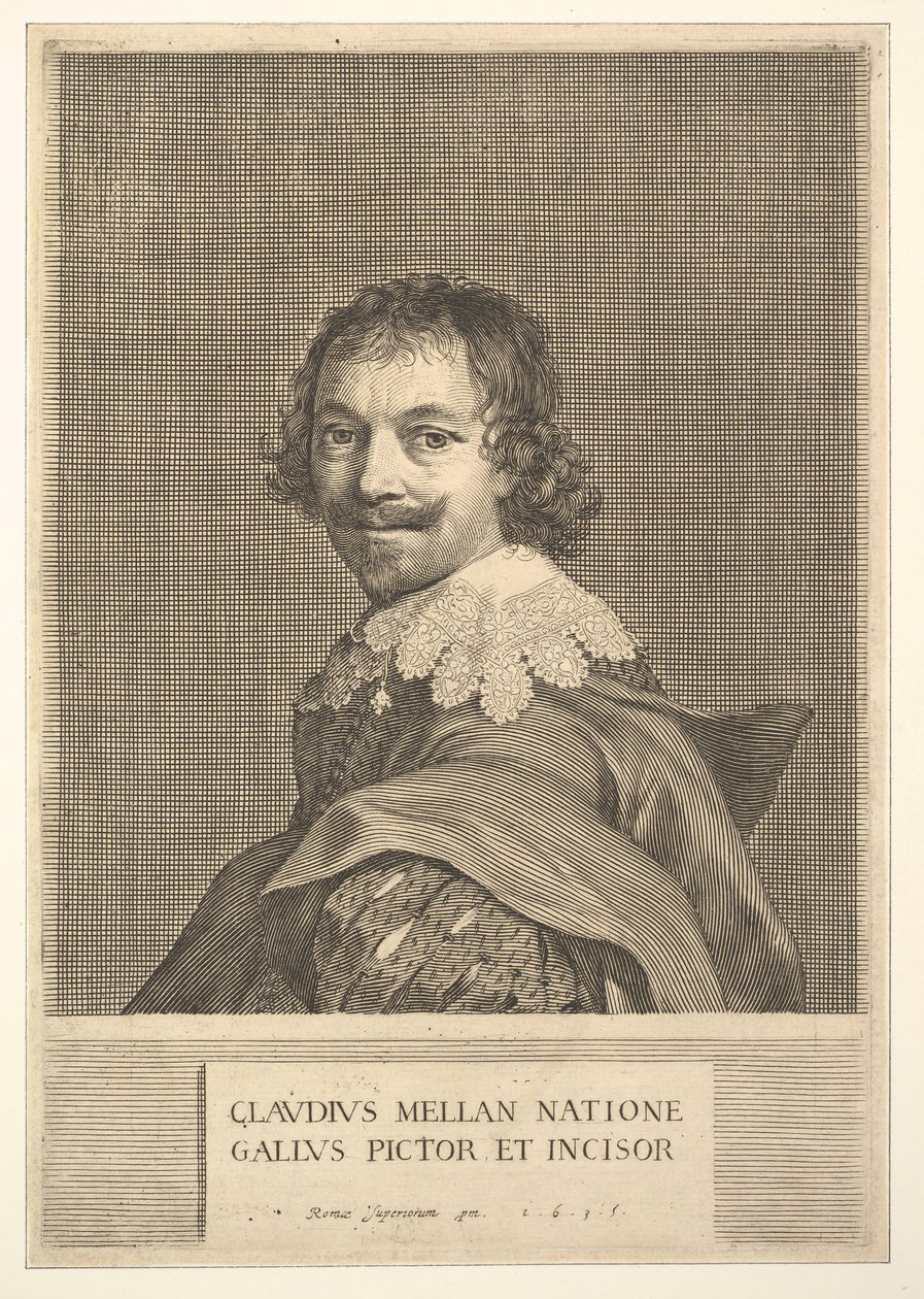 Claude Mellan: Selbstporträt, 1635 von Claude Mellan