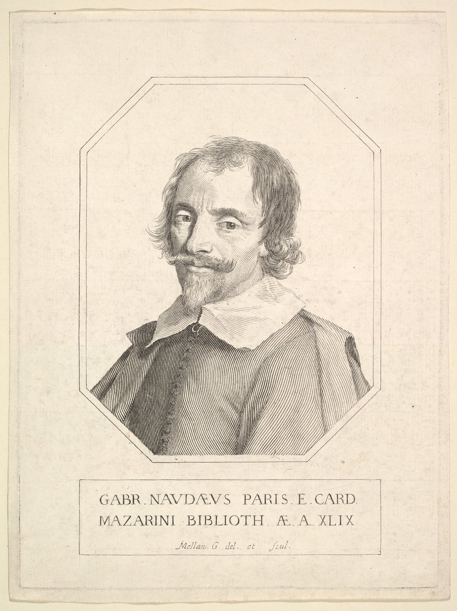 Gabriel Naudé, 1648 von Claude Mellan