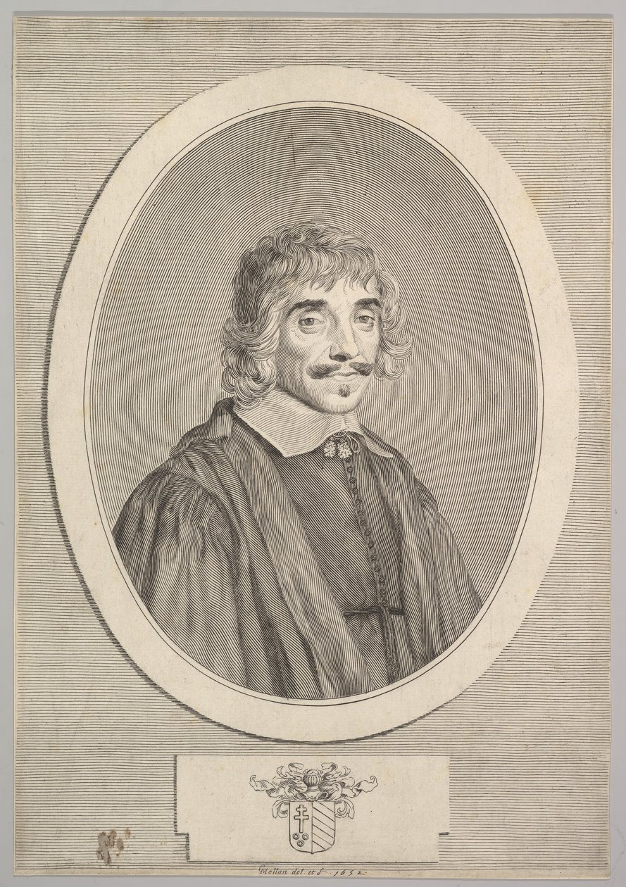 Jean Perrault (1652) von Claude Mellan