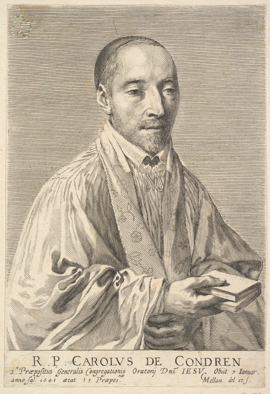 Le Père Charles de Condren von Claude Mellan