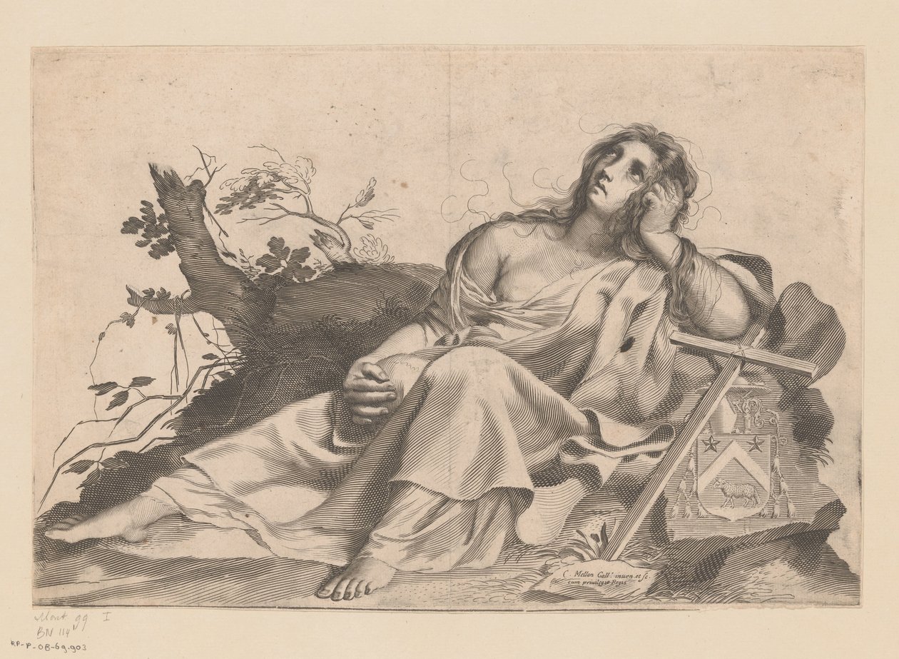 Maria Magdalena von Claude Mellan