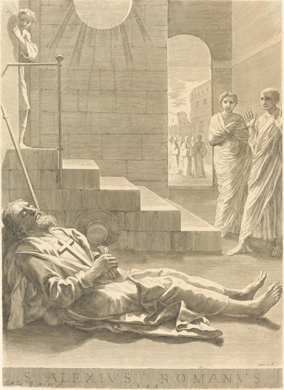 Heiliger Alexis von Claude Mellan