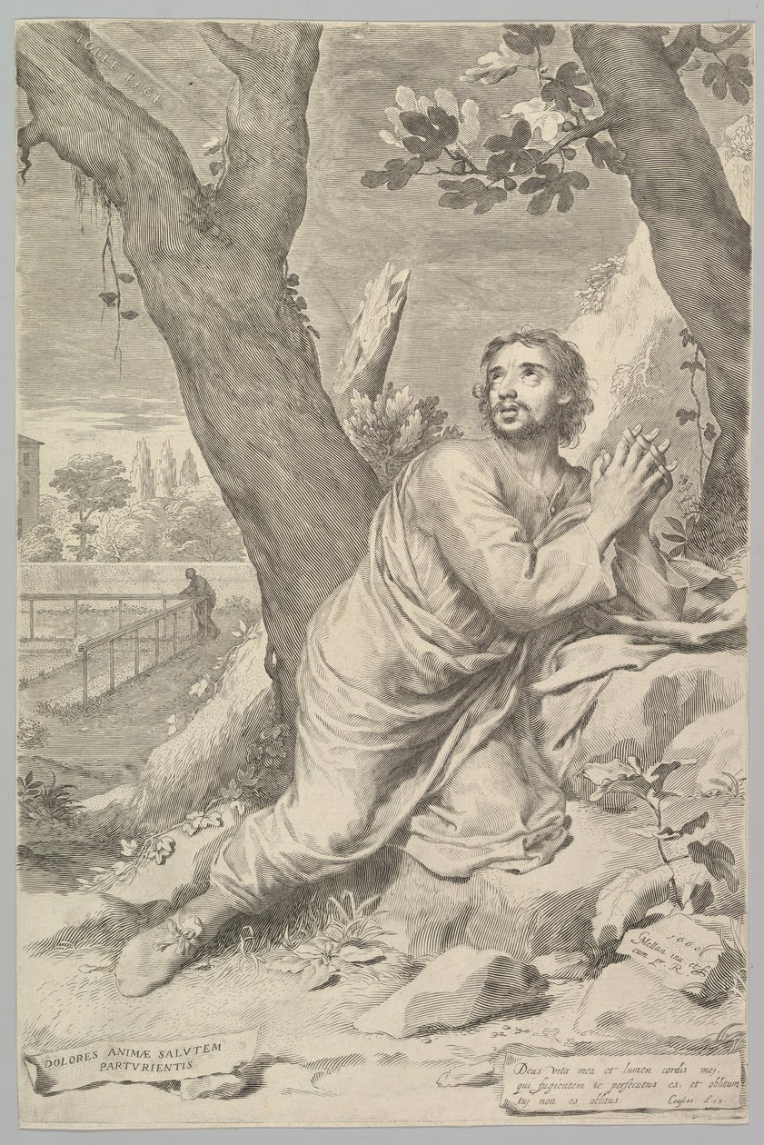 St. Augustinus, 1660 von Claude Mellan