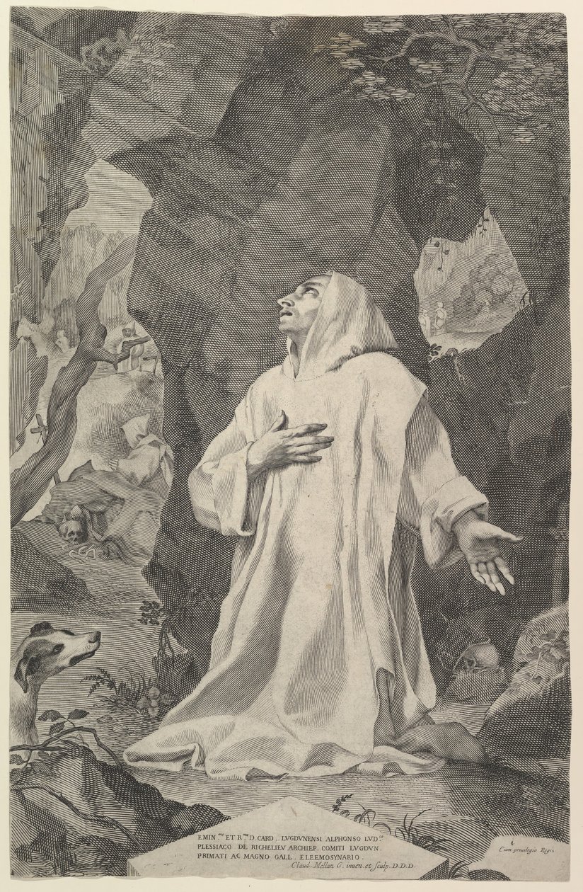 St. Bruno von Claude Mellan