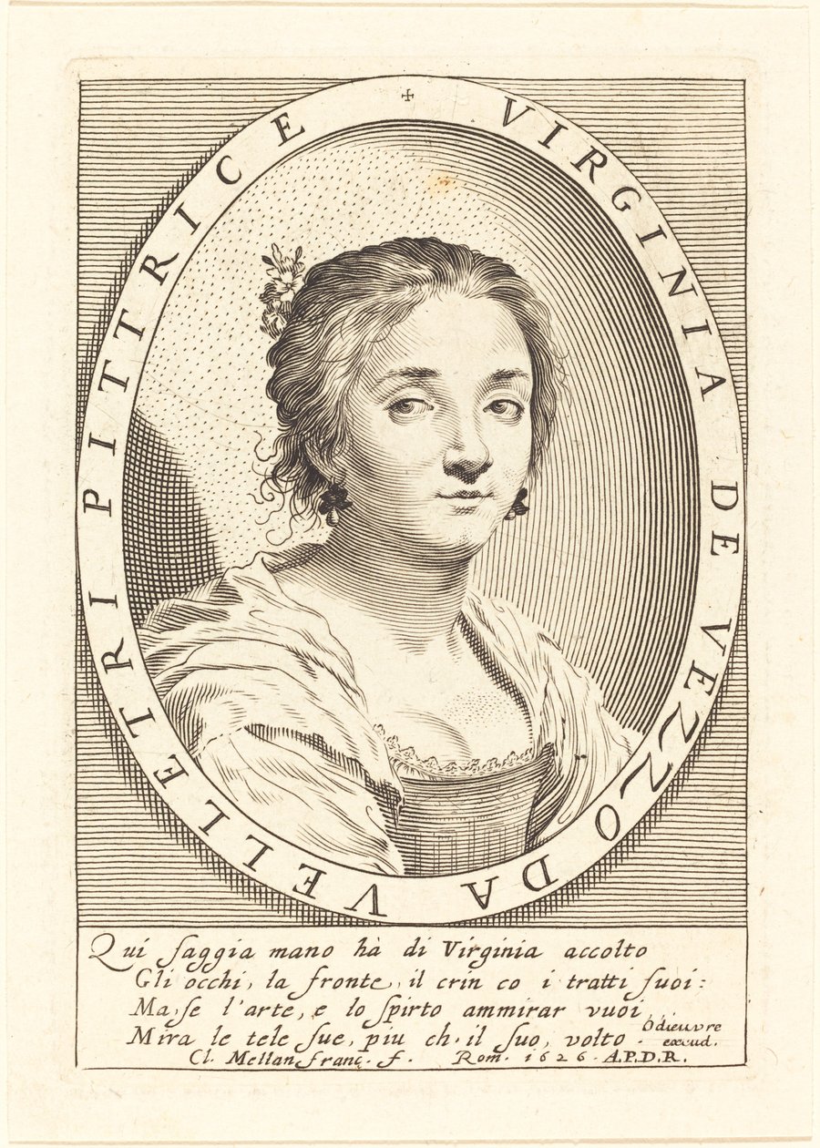 Virginia da Vezzo von Claude Mellan