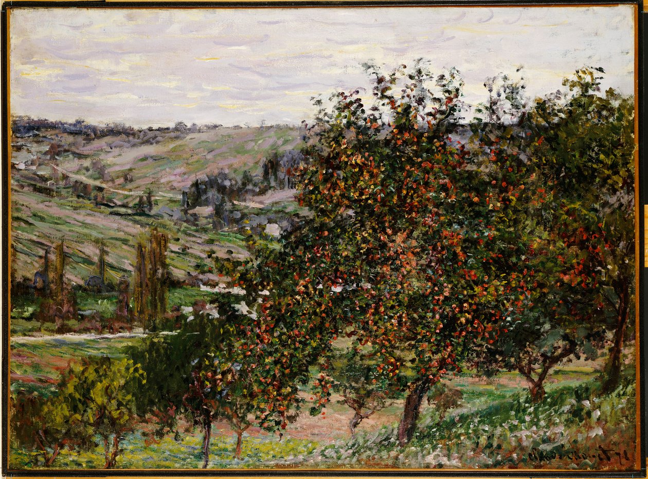 Apfelbäume bei Vétheuil von Claude Monet