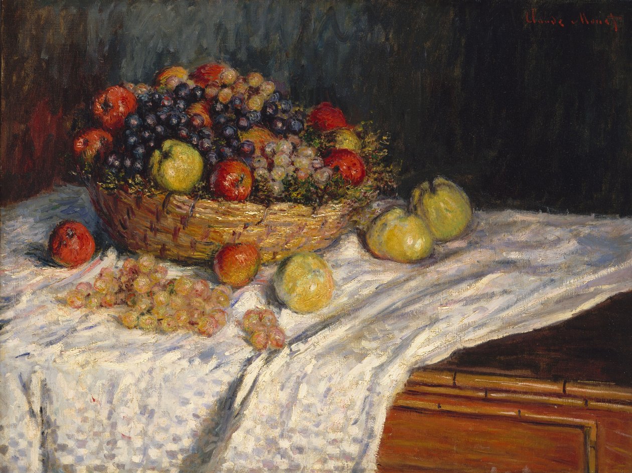 Äpfel und Trauben von Claude Monet