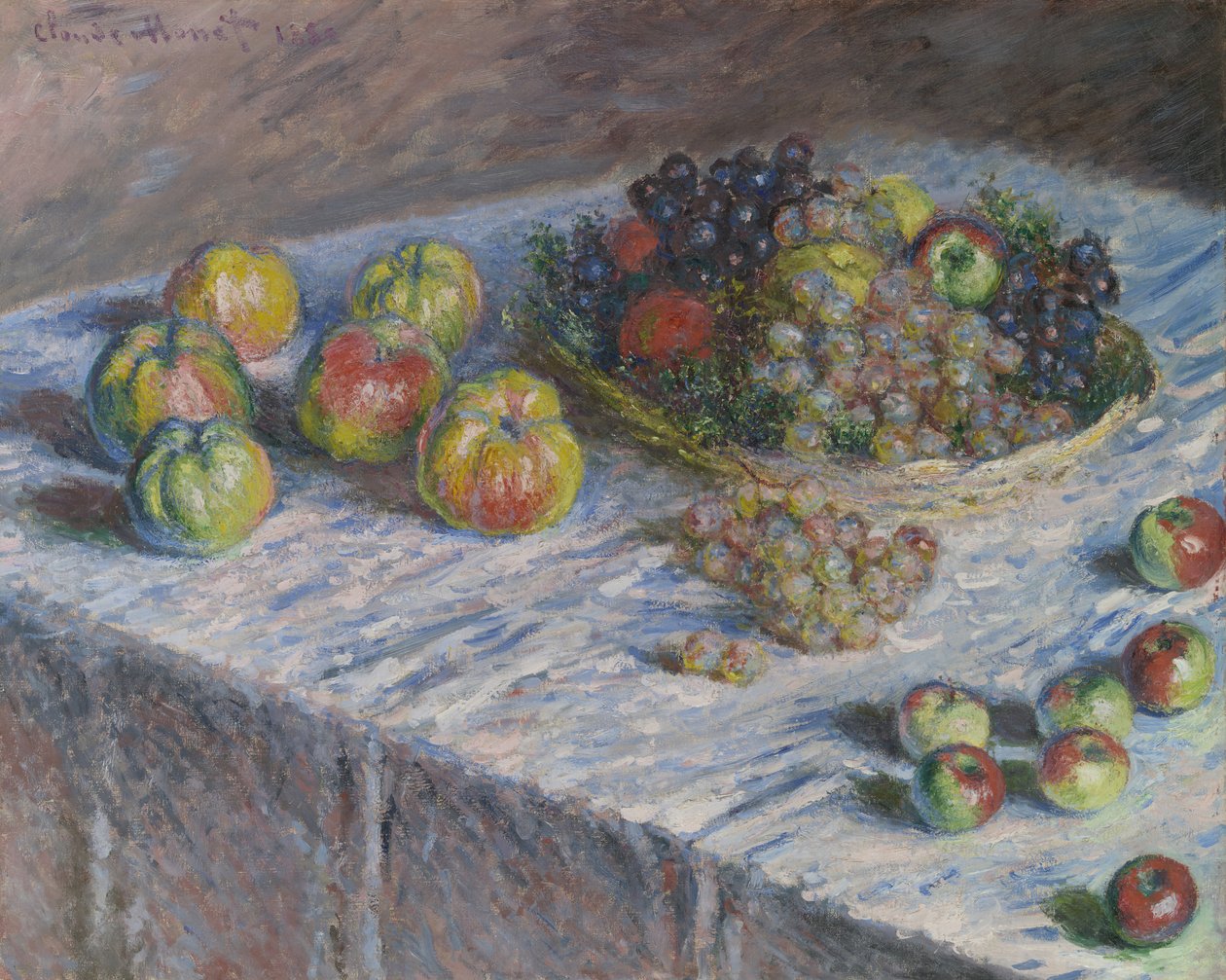 Äpfel und Trauben, 1880 von Claude Monet