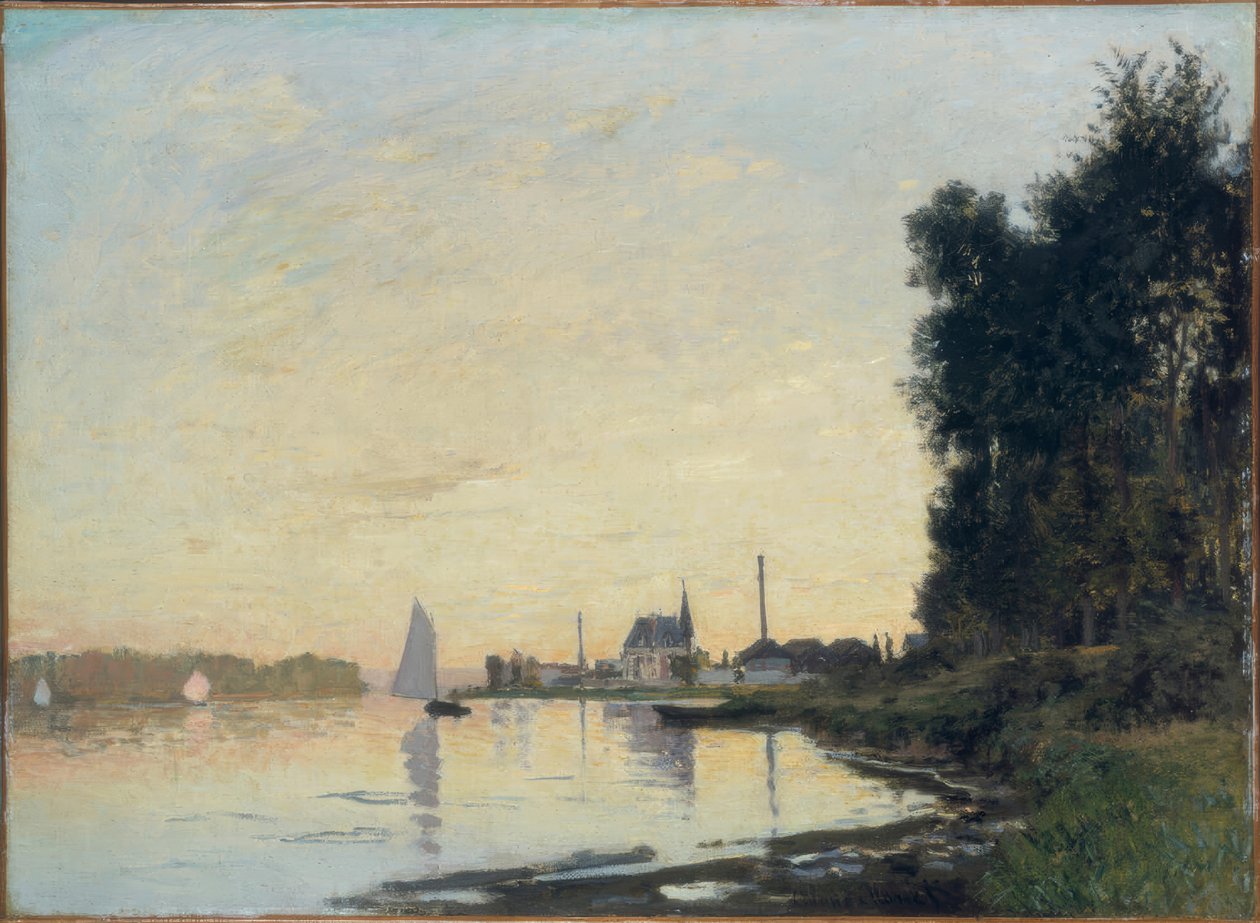 Argenteuil, Spätnachmittag von Claude Monet