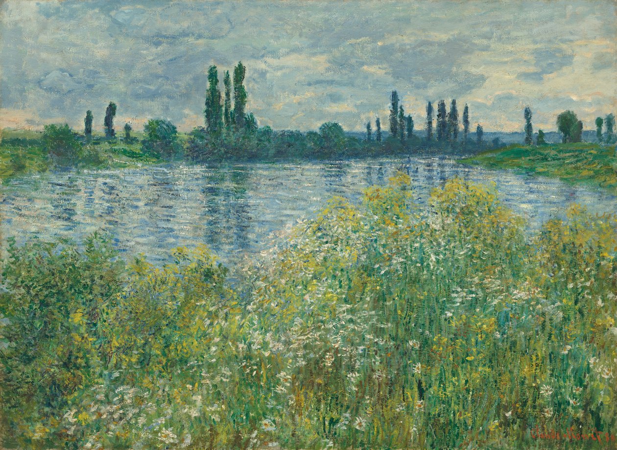 Ufer der Seine, Vétheuil von Claude Monet