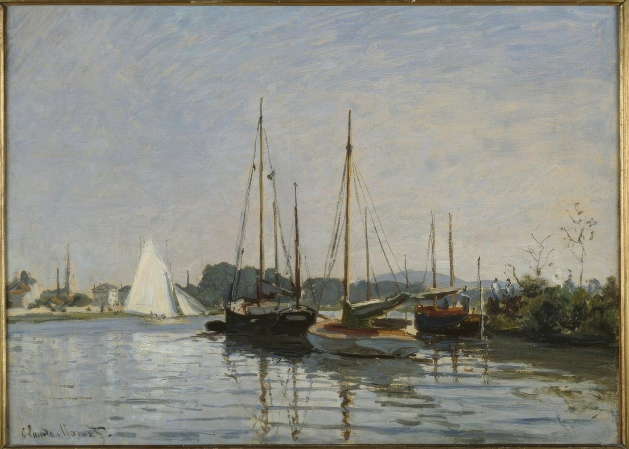 Freizeitboote, Argenteuil von Claude Monet