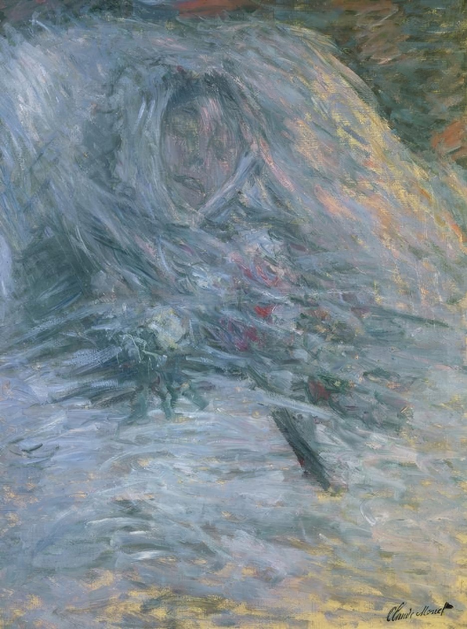 Camille auf ihrem Totenbett von Claude Monet